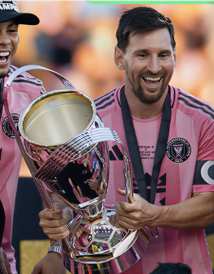 Lionel Messi Expected to Visit Trump, White House with Inter Miami Lionel Messi celebrating with Inter Miami fans after a Major League Soccer match.